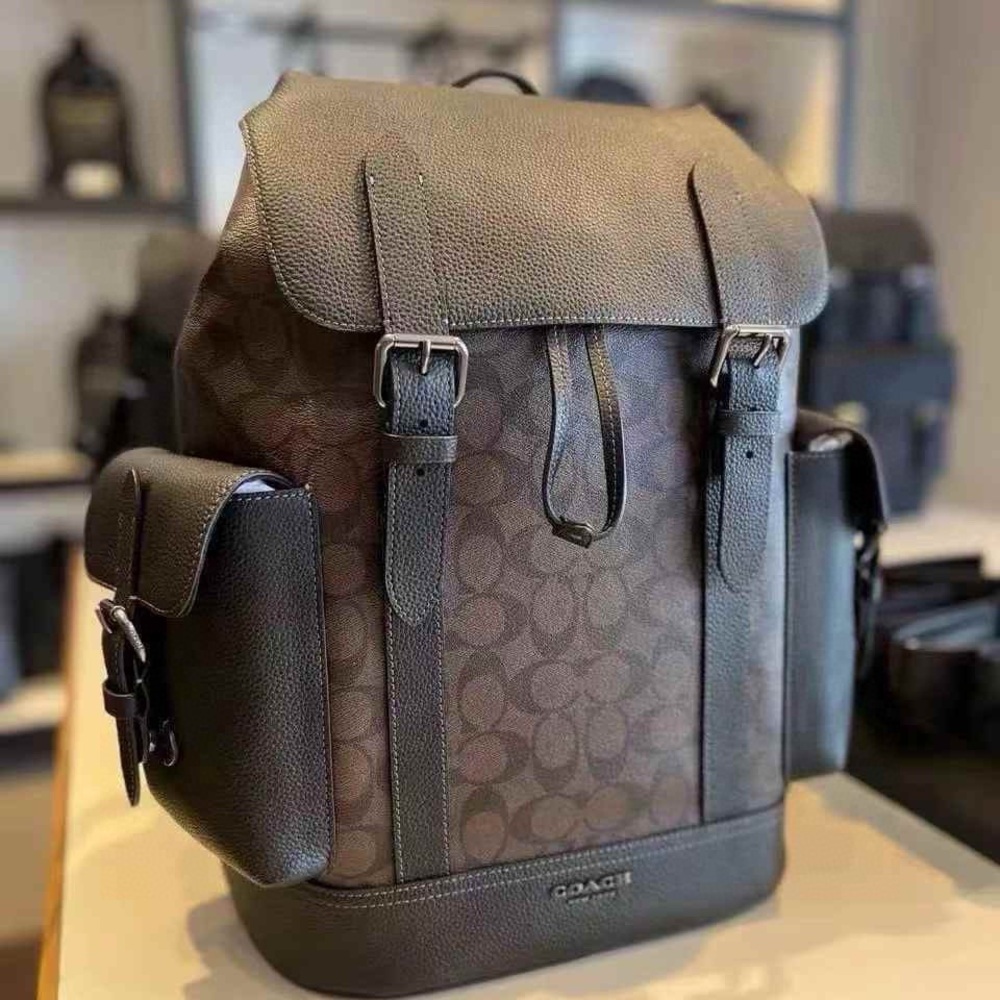NWT Coach Hudson Backpack in Signature c r388